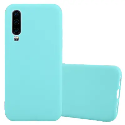 Cadorabo Case, združljiv s Huawei v Candy Blue - Zaščitni pokrov, narejen iz fleksibilnega silikona TPU