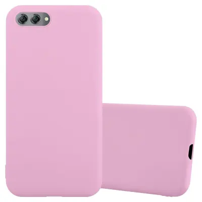Cadorabo Case, združljiv s Huawei v Candy Pink - Zaščitni pokrov iz fleksibilnega silikona TPU