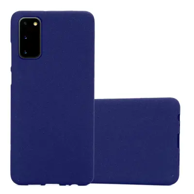 Cadorabo Case, združljiv s Samsungom v Frost Tarmno Blue - zaščitni pokrov iz fleksibilnega silikona TPU