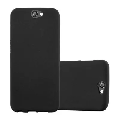 CADORABO Ohišje, združljiv s HTC v Frost Black - Zaščitni pokrov iz fleksibilnega silikona TPU