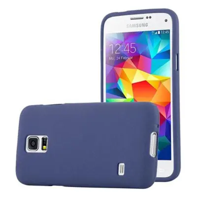 Cadorabo Case, združljiv s Samsungom v Frost Tarmno Blue - zaščitni pokrov iz fleksibilnega silikona TPU