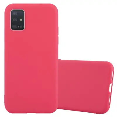 Cadorabo Case, združljiv s Samsungom v Candy Red - Zaščitni pokrov iz fleksibilnega silikona TPU