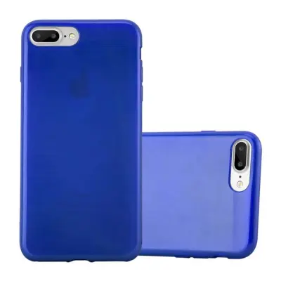 CADORABO Ohišje, združljiv z Apple -om v modrem - zaščitnem pokrovu, narejen iz fleksibilnega silikona TPU v brušenem dizajnu