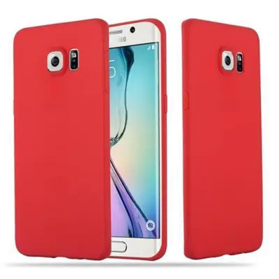 Cadorabo Case, združljiv s Samsungom v Candy Red - Zaščitni pokrov iz fleksibilnega silikona TPU