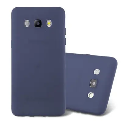 Cadorabo Case, združljiv s Samsungom v Frost Tarmno Blue - zaščitni pokrov iz fleksibilnega silikona TPU