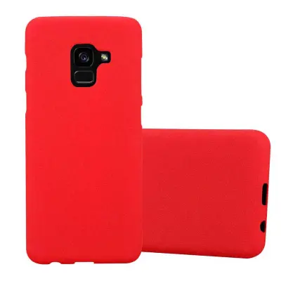 CADORABO Ohišje, združljiv s Samsungom v Frost Red - Zaščitni pokrov iz fleksibilnega silikona TPU