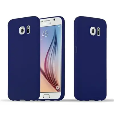 Cadorabo Case, združljiv s Samsungom v Candy Tarmno Blue - zaščitna prevleka iz fleksibilnega silikona TPU