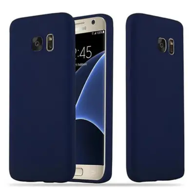 Cadorabo Case, združljiv s Samsungom v Candy Tarmno Blue - zaščitna prevleka iz fleksibilnega silikona TPU