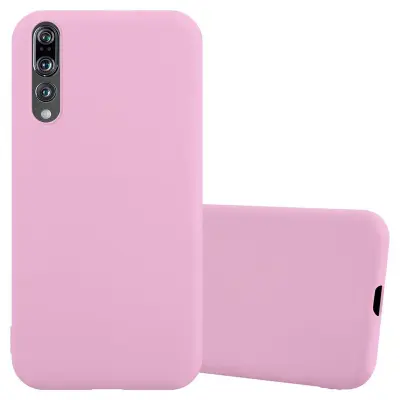 Cadorabo Case, združljiv s Huawei v Candy Pink - Zaščitni pokrov iz fleksibilnega silikona TPU