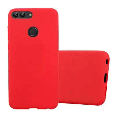 Cadorabo Case, združljiv s Huawei v Frost Red - Zaščitni pokrov iz fleksibilnega silikona TPU