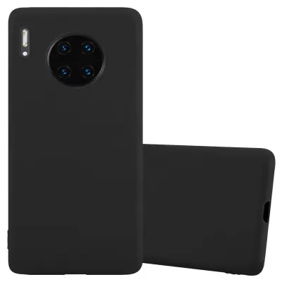 CADORABO Ohišje, združljiv s Huawei v Candy Black - Zaščitni pokrov, narejen iz fleksibilnega silikona TPU