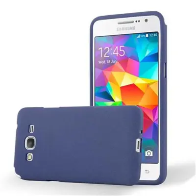 Cadorabo Case, združljiv s Samsungom v Frost Tarmno Blue - zaščitni pokrov iz fleksibilnega silikona TPU