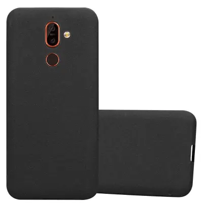 Cadorabo Case, združljiv z Nokia v Frost Black - Zaščitni pokrov, narejen iz fleksibilnega silikona TPU