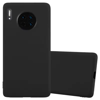 CADORABO Ohišje, združljiv s Huawei v Candy Black - Zaščitni pokrov, narejen iz fleksibilnega silikona TPU