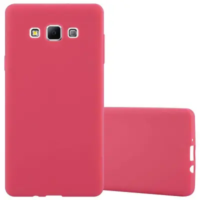 Cadorabo Case, združljiv s Samsungom v Candy Red - Zaščitni pokrov iz fleksibilnega silikona TPU