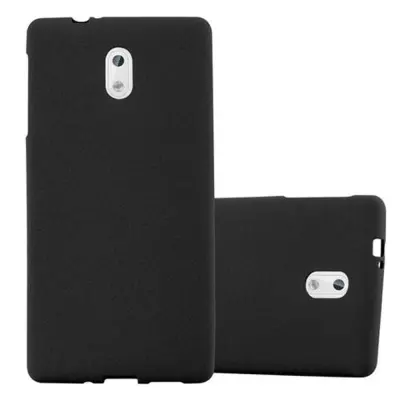 Cadorabo Case, združljiv z Nokia v Frost Black - Zaščitni pokrov, narejen iz fleksibilnega silikona TPU
