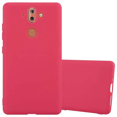 CADORABO Ohišje, združljiv z Nokia v Candy Red - Zaščitni pokrov iz fleksibilnega silikona TPU