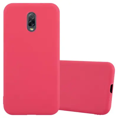 Cadorabo Case, združljiv s Samsungom v Candy Red - Zaščitni pokrov iz fleksibilnega silikona TPU
