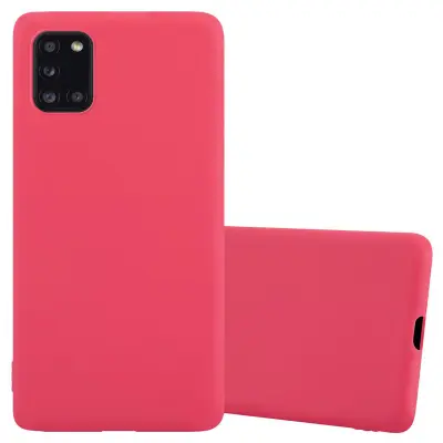 Cadorabo Case, združljiv s Samsungom v Candy Red - Zaščitni pokrov iz fleksibilnega silikona TPU