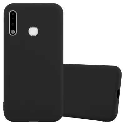 CADORABO Ohišje, združljiv s Samsungom v Candy Black - Zaščitni pokrov, narejen iz fleksibilnega silikona TPU