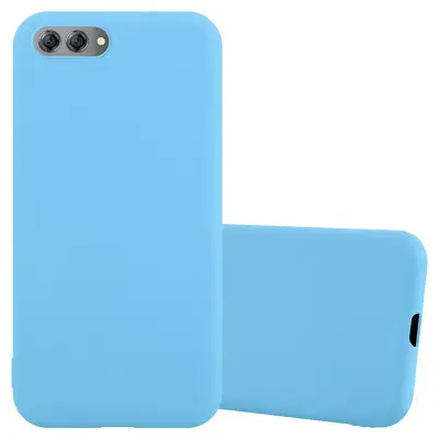 Cadorabo Case, združljiv s Huawei v Candy Blue - Zaščitni pokrov, narejen iz fleksibilnega silikona TPU