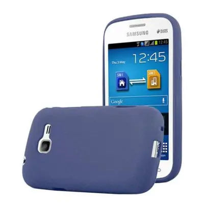 Cadorabo Case, združljiv s Samsungom v Frost Tarmno Blue - zaščitni pokrov iz fleksibilnega silikona TPU