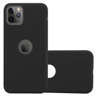 CADORABO Ohišje, združljiv z Apple v Candy Black - Zaščitni pokrov iz fleksibilnega silikona TPU