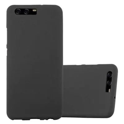 Cadorabo Case, združljiv s Huawei v Frost Black - Zaščitni pokrov, narejen iz fleksibilnega silikona TPU