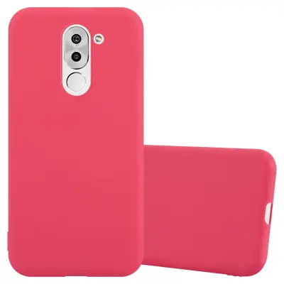Cadorabo Case, združljiv s Huawei v Candy Red - Zaščitni pokrov, narejen iz fleksibilnega silikona TPU