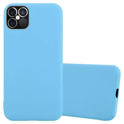 CADORABO Ohišje, združljiv z Apple v Candy Blue - Zaščitni pokrov iz fleksibilnega silikona TPU