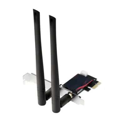 Brezžični mrežni adapter PCIe Logilink WiFi6E 802.11ax AX3000 2402Mbit/s 2x antena BT 5.0 (WL0248)