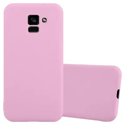 Cadorabo Case, združljiv s Samsungom v Candy Pink - Zaščitni pokrov iz fleksibilnega silikona TPU