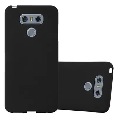 CADORABO Ohišje, združljiv z LG v Frost Black - Zaščitni pokrov iz fleksibilnega silikona TPU
