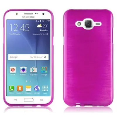 CADORABO Ohišje, združljiv s Samsungom v Pink - zaščitni pokrov iz fleksibilnega silikona TPU v brušenem dizajnu
