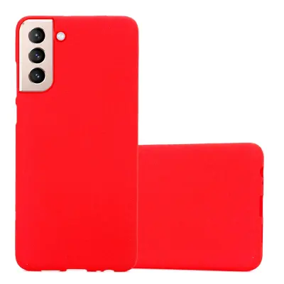 CADORABO Ohišje, združljiv s Samsungom v Frost Red - Zaščitni pokrov iz fleksibilnega silikona TPU