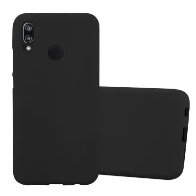 Cadorabo Case, združljiv s Huawei v Frost Black - Zaščitni pokrov, narejen iz fleksibilnega silikona TPU
