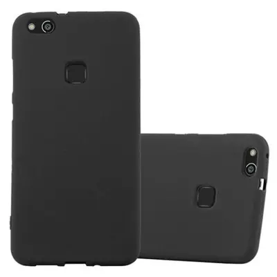 Cadorabo Case, združljiv s Huawei v Frost Black - Zaščitni pokrov, narejen iz fleksibilnega silikona TPU