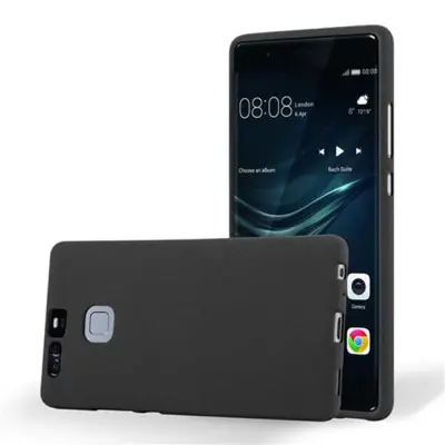 Cadorabo Case, združljiv s Huawei v Frost Black - Zaščitni pokrov, narejen iz fleksibilnega silikona TPU