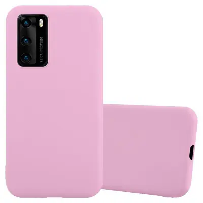 Cadorabo Case, združljiv s Huawei v Candy Pink - Zaščitni pokrov iz fleksibilnega silikona TPU
