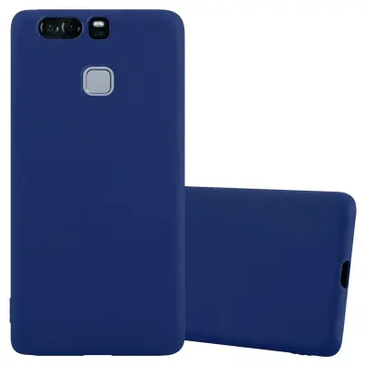 Cadorabo Case, združljiv s Huawei v Candy Tarmno Blue - zaščitna prevleka iz fleksibilnega silikona TPU