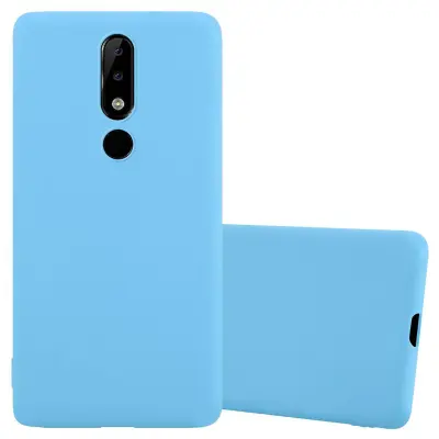 Cadorabo Case, združljiv z Nokia v Candy Blue - Zaščitni pokrov iz fleksibilnega silikona TPU