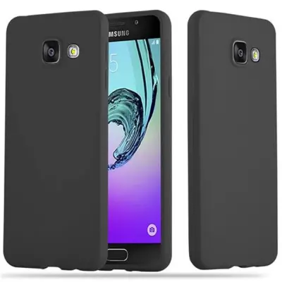 CADORABO Ohišje, združljiv s Samsungom v Candy Black - Zaščitni pokrov, narejen iz fleksibilnega silikona TPU