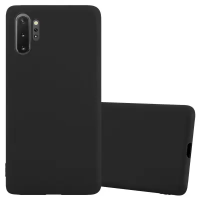 CADORABO Ohišje, združljiv s Samsungom v Candy Black - Zaščitni pokrov, narejen iz fleksibilnega silikona TPU