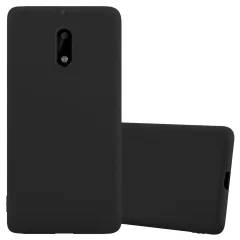 Cadorabo Case, združljiv z Nokia v Candy Black - Zaščitni pokrov iz fleksibilnega silikona TPU