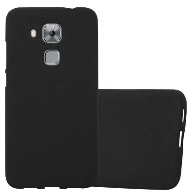 Cadorabo Case, združljiv s Huawei v Frost Black - Zaščitni pokrov, narejen iz fleksibilnega silikona TPU