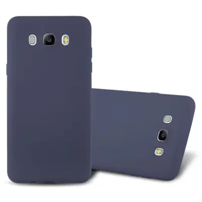 Cadorabo Case, združljiv s Samsungom v Frost Tarmno Blue - zaščitni pokrov iz fleksibilnega silikona TPU