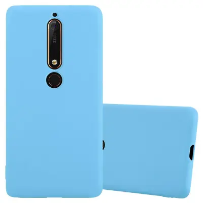 Cadorabo Case, združljiv z Nokia v Candy Blue - Zaščitni pokrov iz fleksibilnega silikona TPU