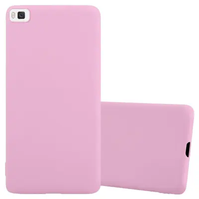 Cadorabo Case, združljiv s Huawei v Candy Pink - Zaščitni pokrov iz fleksibilnega silikona TPU