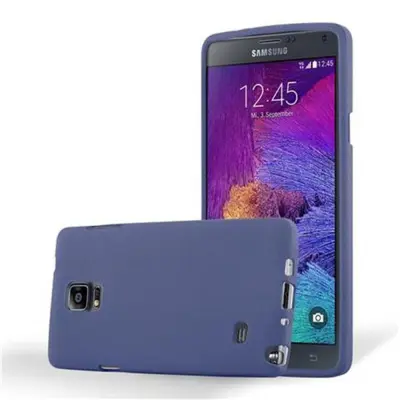 Cadorabo Case, združljiv s Samsungom v Frost Tarmno Blue - zaščitni pokrov iz fleksibilnega silikona TPU