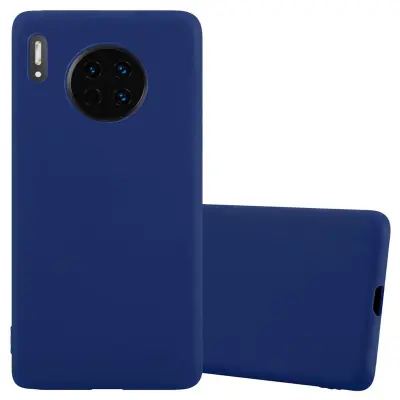 Cadorabo Case, združljiv s Huawei v Candy Tarmno Blue - zaščitna prevleka iz fleksibilnega silikona TPU